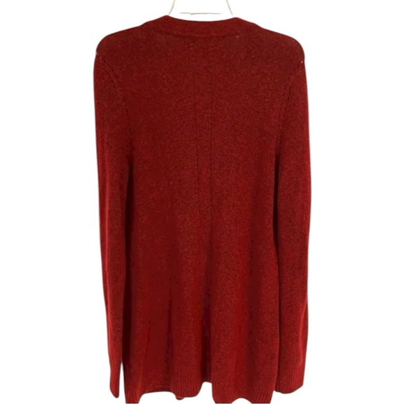 White House Black Market Burgundy Cardigan. Sz/S - Picture 7 of 11